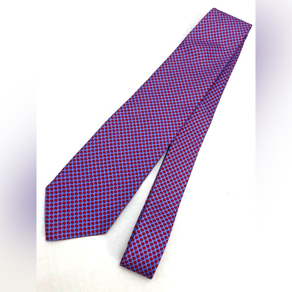 Brooks Brothers "346" Purple w/Red Polka Dot Silk Necktie